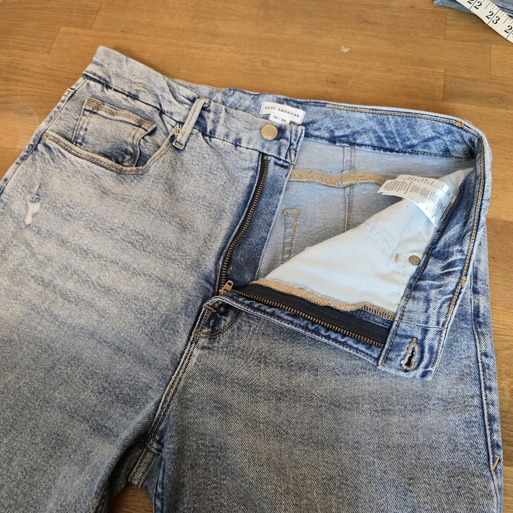Good American Good Icon Jean 14/32 Indigo606 - Picture 9 of 13